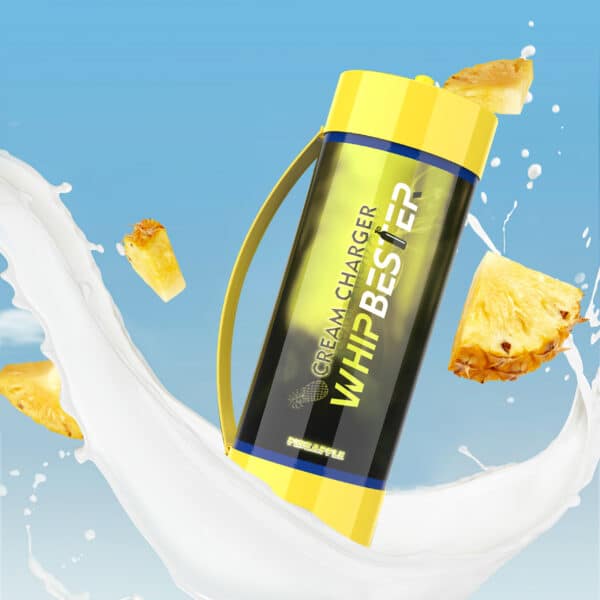 Whipbester 2000G 3.3L Pineapple Fruit Flavor N2O Tank Whip Cream Chargers - Image 4