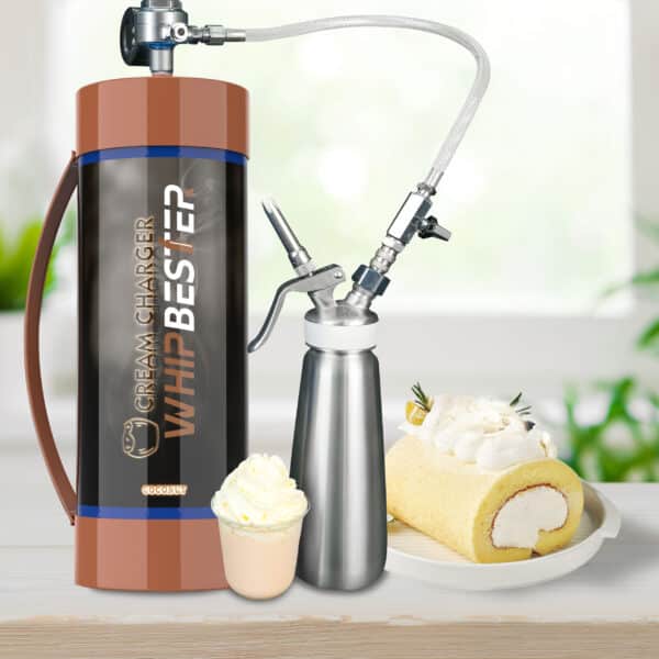 Whipbester 2000G 3.3L Coconut Fruit Flavor N2O Tank Whip Cream Chargers - Image 3