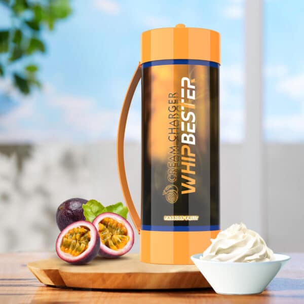 Whipbester 2000G 3.3L Passion Fruit Flavor N2O Tank Whip Cream Chargers - Image 4