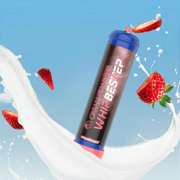 Whipbester 640G Strawberry N2O Tank Whip Cream Chargers - Image 5