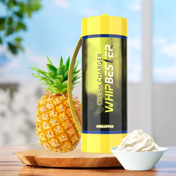 Whipbester 2000G 3.3L Pineapple Fruit Flavor N2O Tank Whip Cream Chargers - Image 2