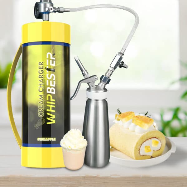 Whipbester 2000G 3.3L Pineapple Fruit Flavor N2O Tank Whip Cream Chargers - Image 3