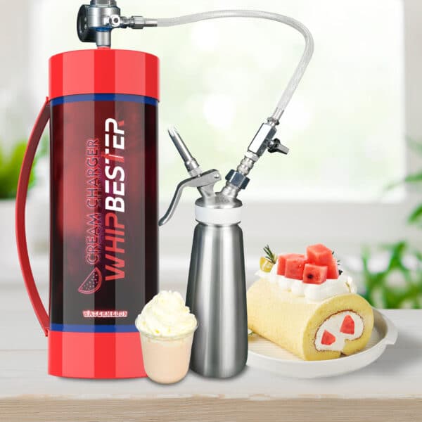 Whipbester 2000G 3.3L Watermelon Fruit Flavor N2O Tank Whip Cream Chargers - Image 5